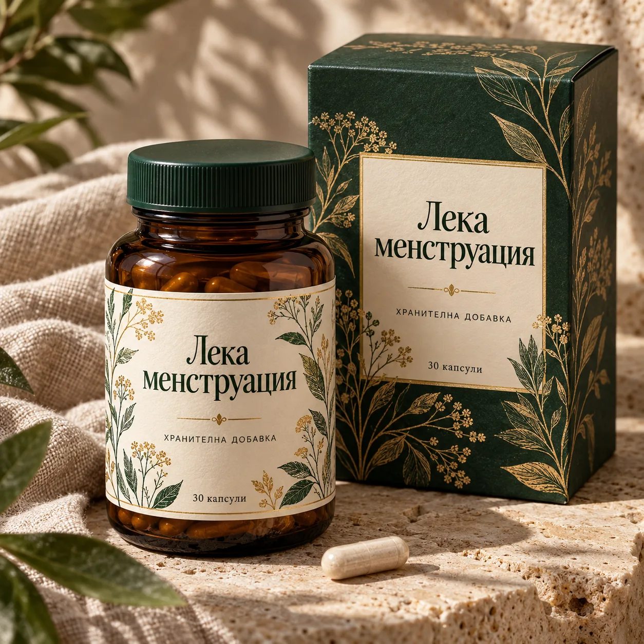 Лека менструация — натурална добавка за менструални болки