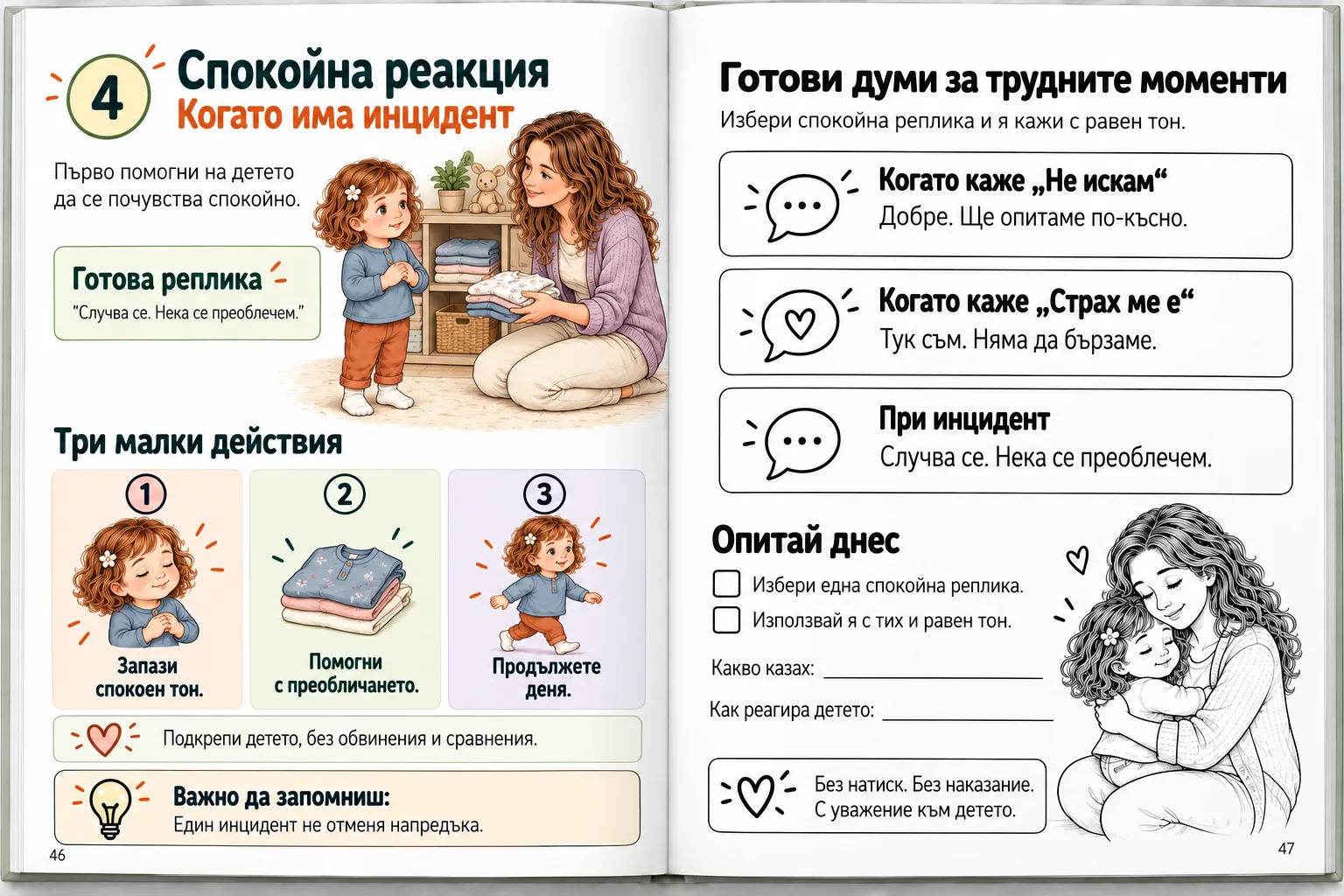Разворот от книгата — Ден 4: Спокойна реакция при инцидент