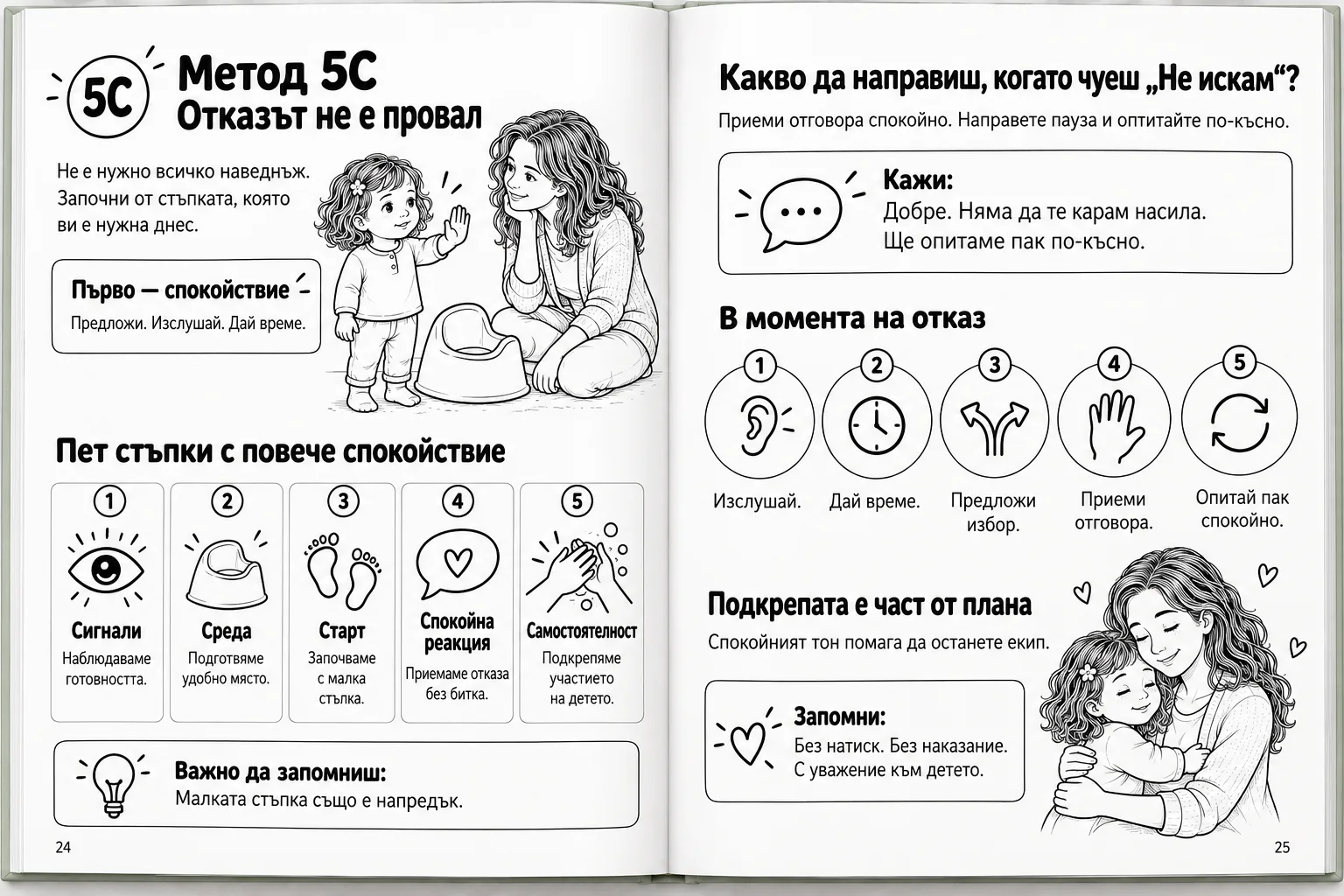 Разворот от книгата — Метод 5С — отказът не е провал