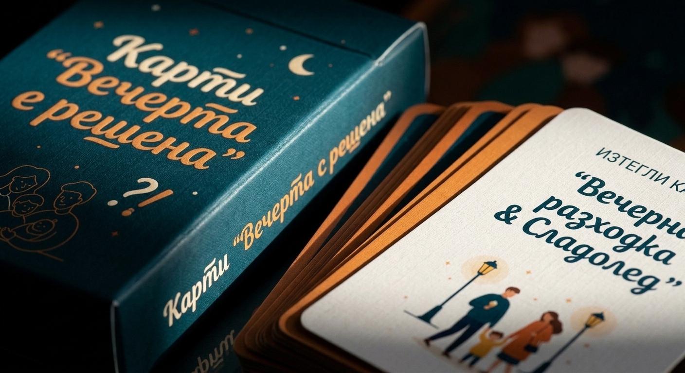 Карти 'Вечерта е решена' — как се използват