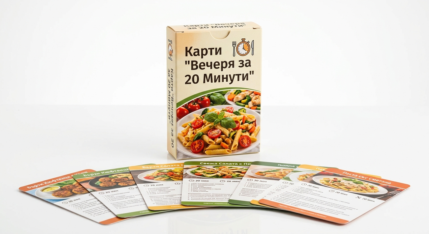 Карти 'Вечеря за 20 Минути'