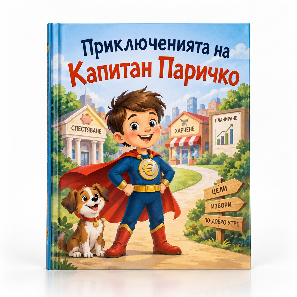 Приключенията на Капитан Паричко - корица на книжката