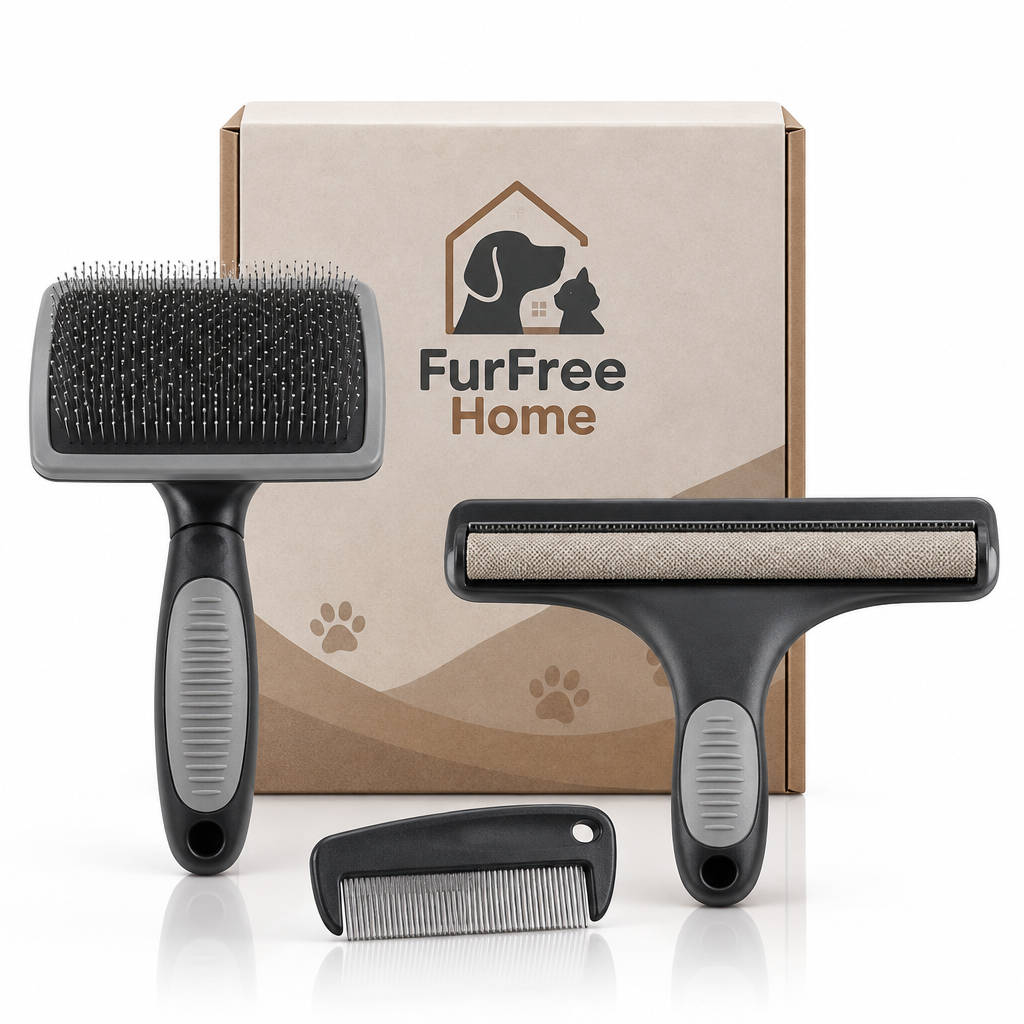 FurFree Home комплект четка и инструмент за мебели