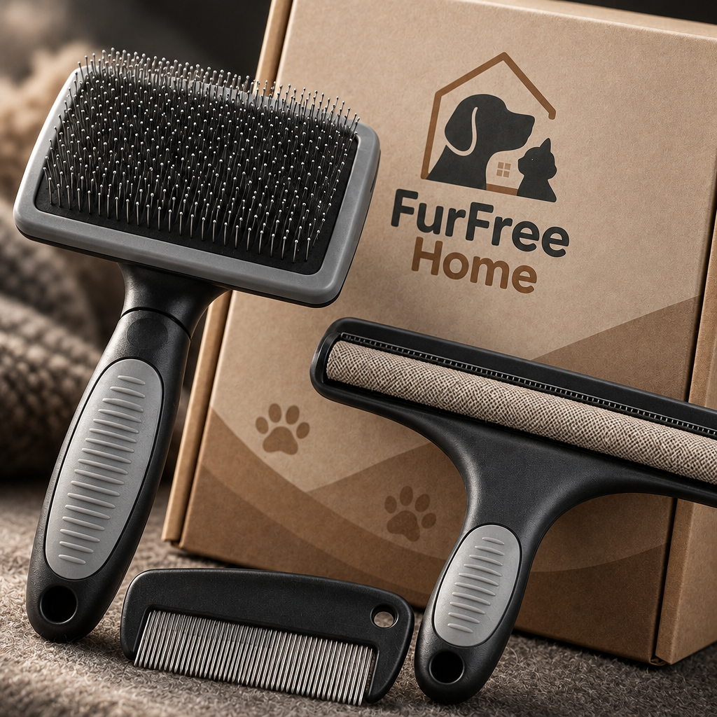 FurFree Home комплект — четка и инструмент за мебели