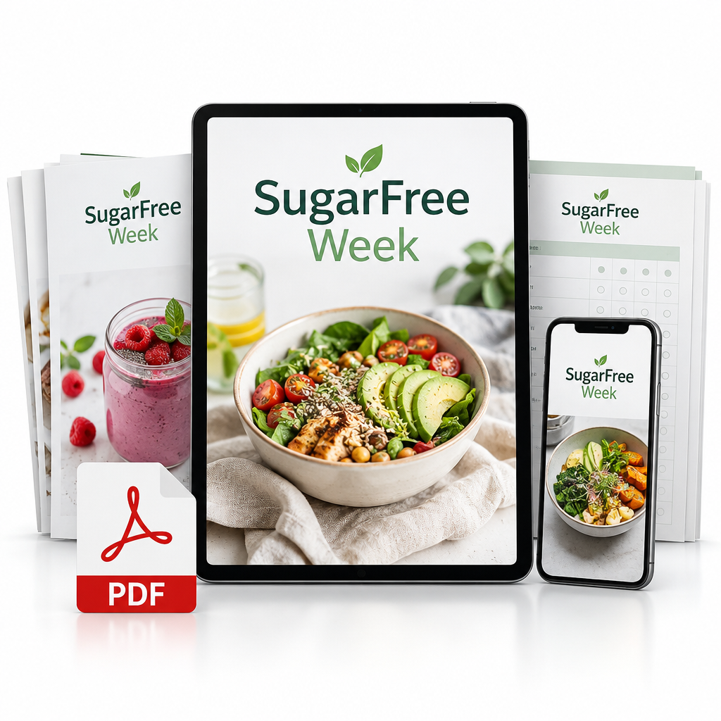 SugarFree Week — дигитален пакет с рецепти и дневник