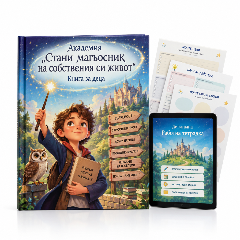 Академия Стани магьосник на собствения си живот — книга за деца