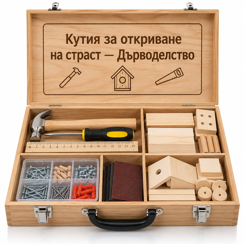 Кутия за откриване на страст — Дърводелство