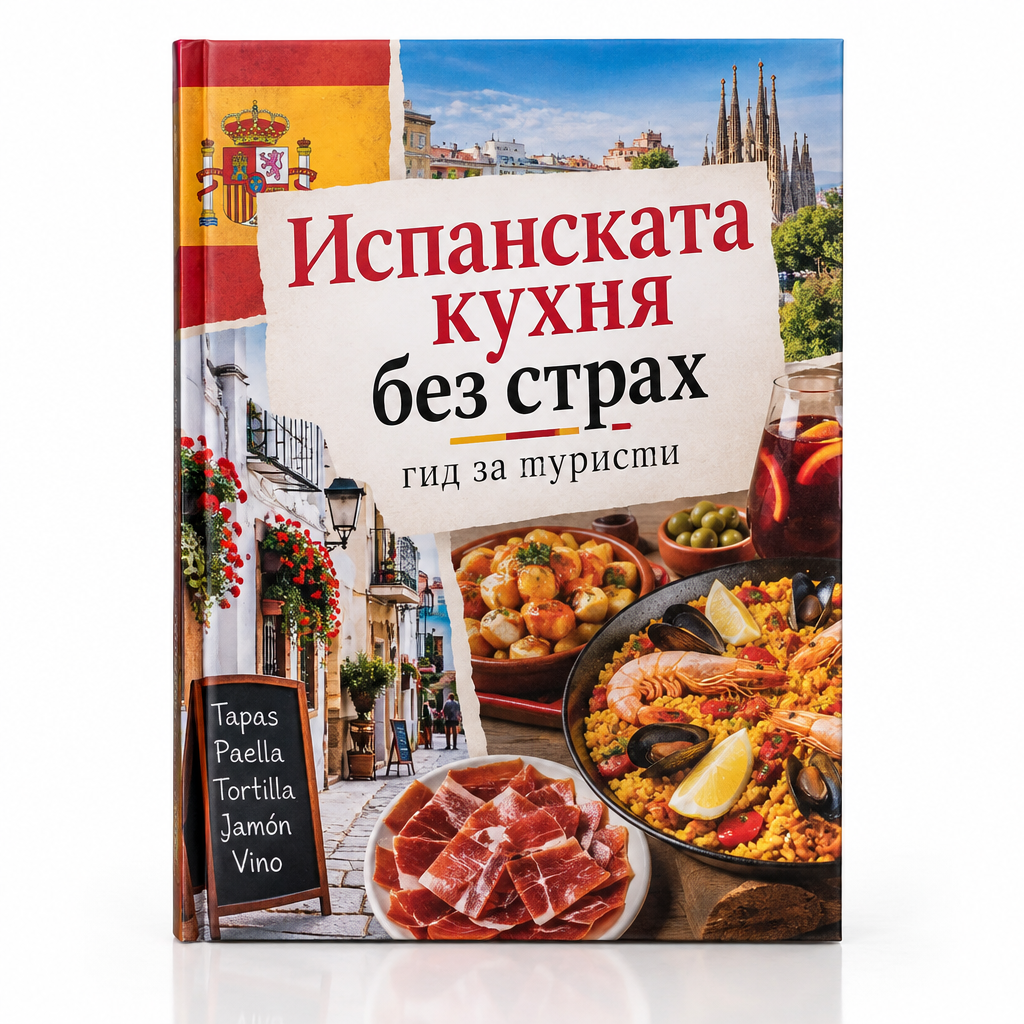 Испания в чиния — гид за туристи, корица