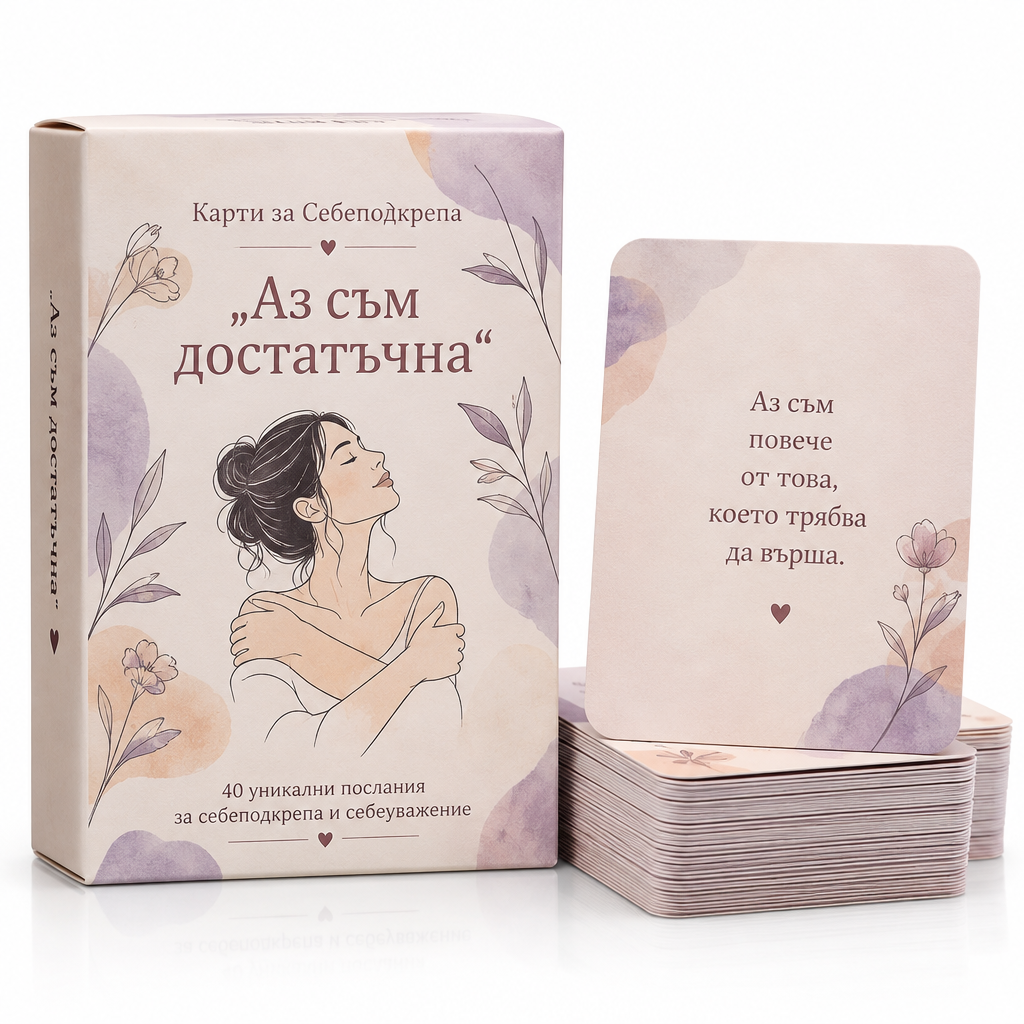 Карти за Себеподкрепа Аз съм достатъчна - главна снимка