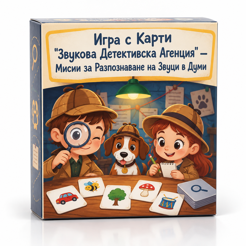 Игра с карти Звукова Детективска Агенция