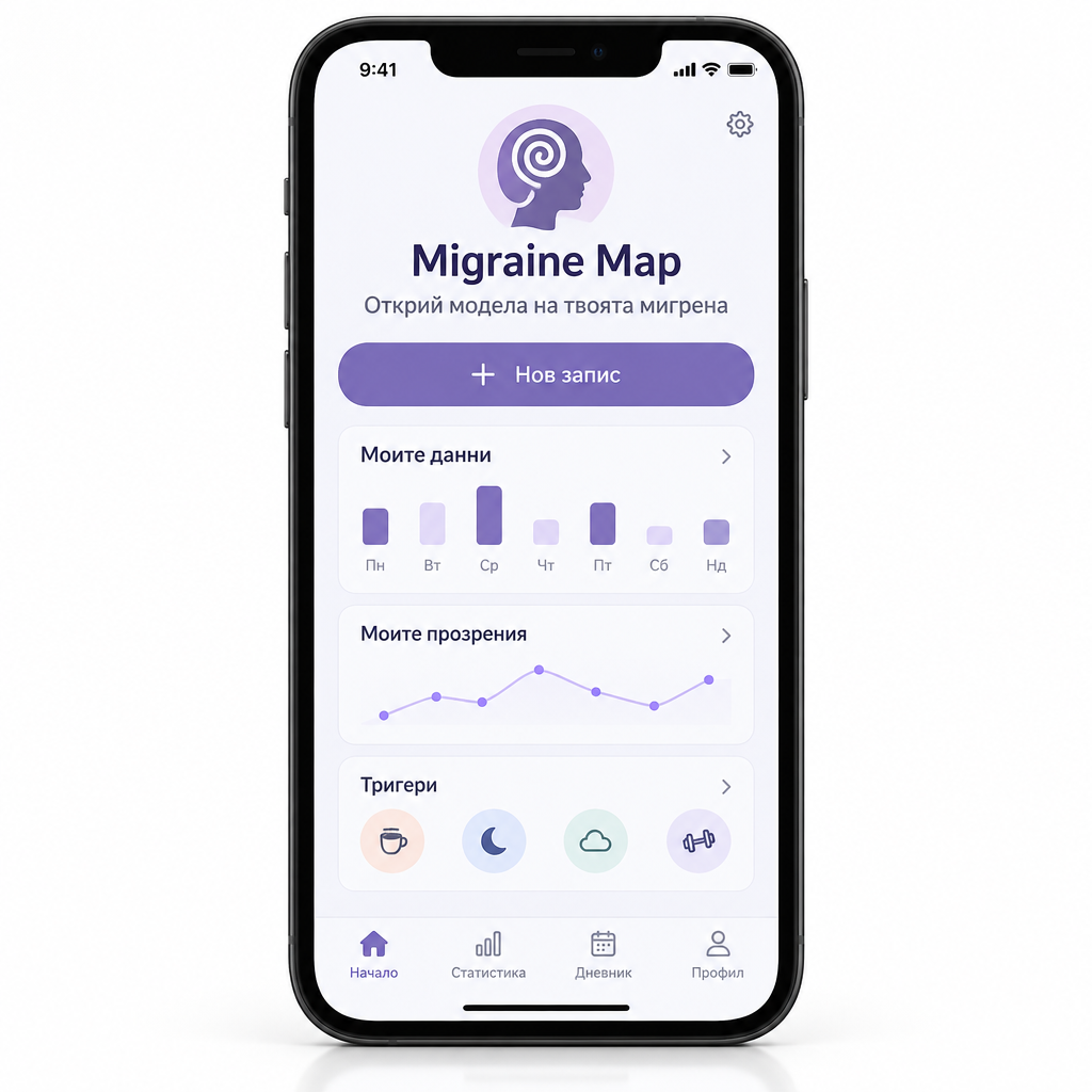 Migraine Map — проследяване на мигрена