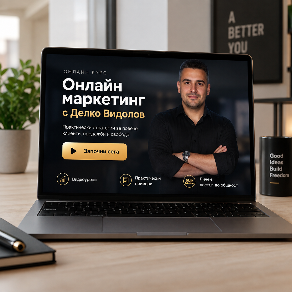 Онлайн маркетинг с Делко Видолов