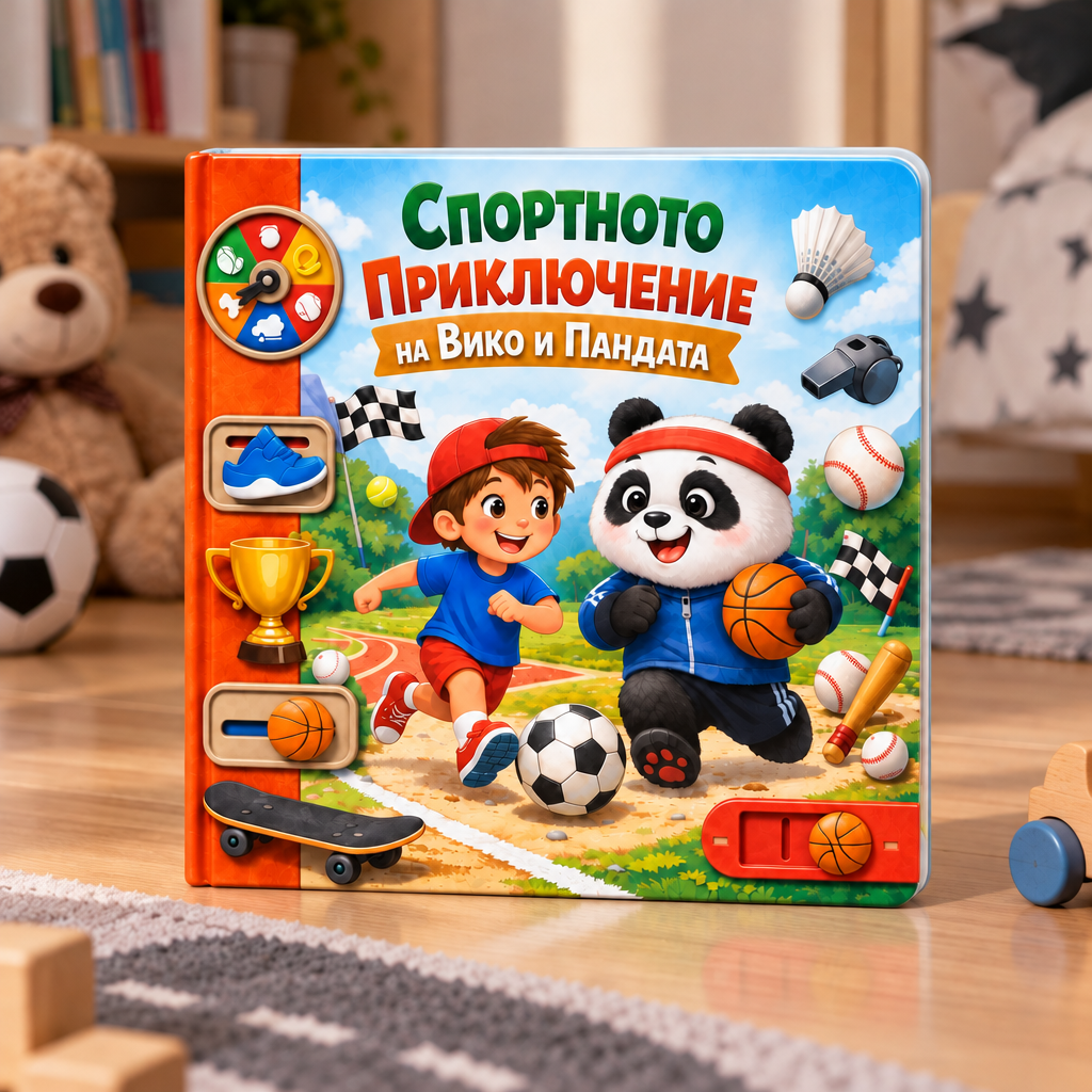 Спортното приключение на Вико и Панда - книга