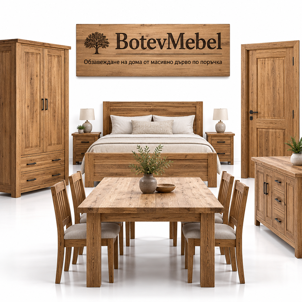 Обзавеждане от масивно дърво BotevMebel