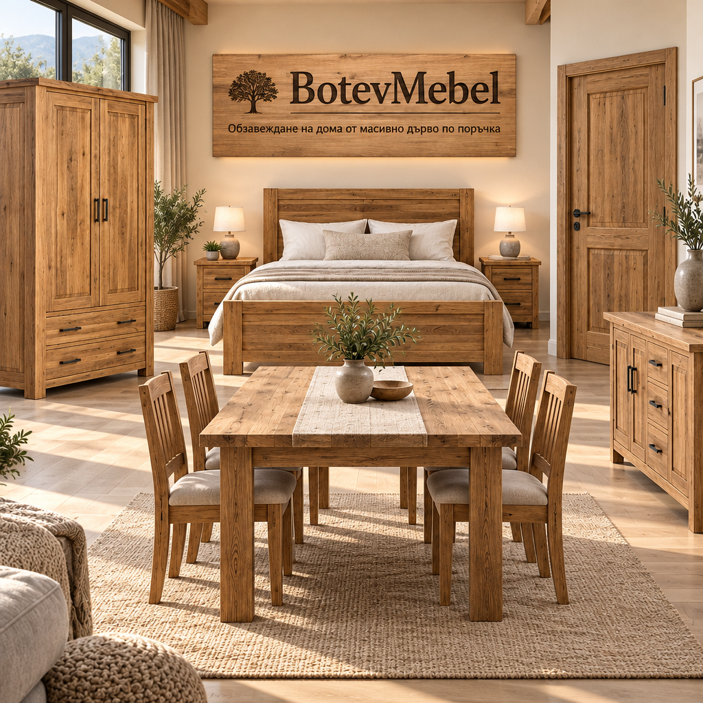 Цех BotevMebel - производство на масивна мебел