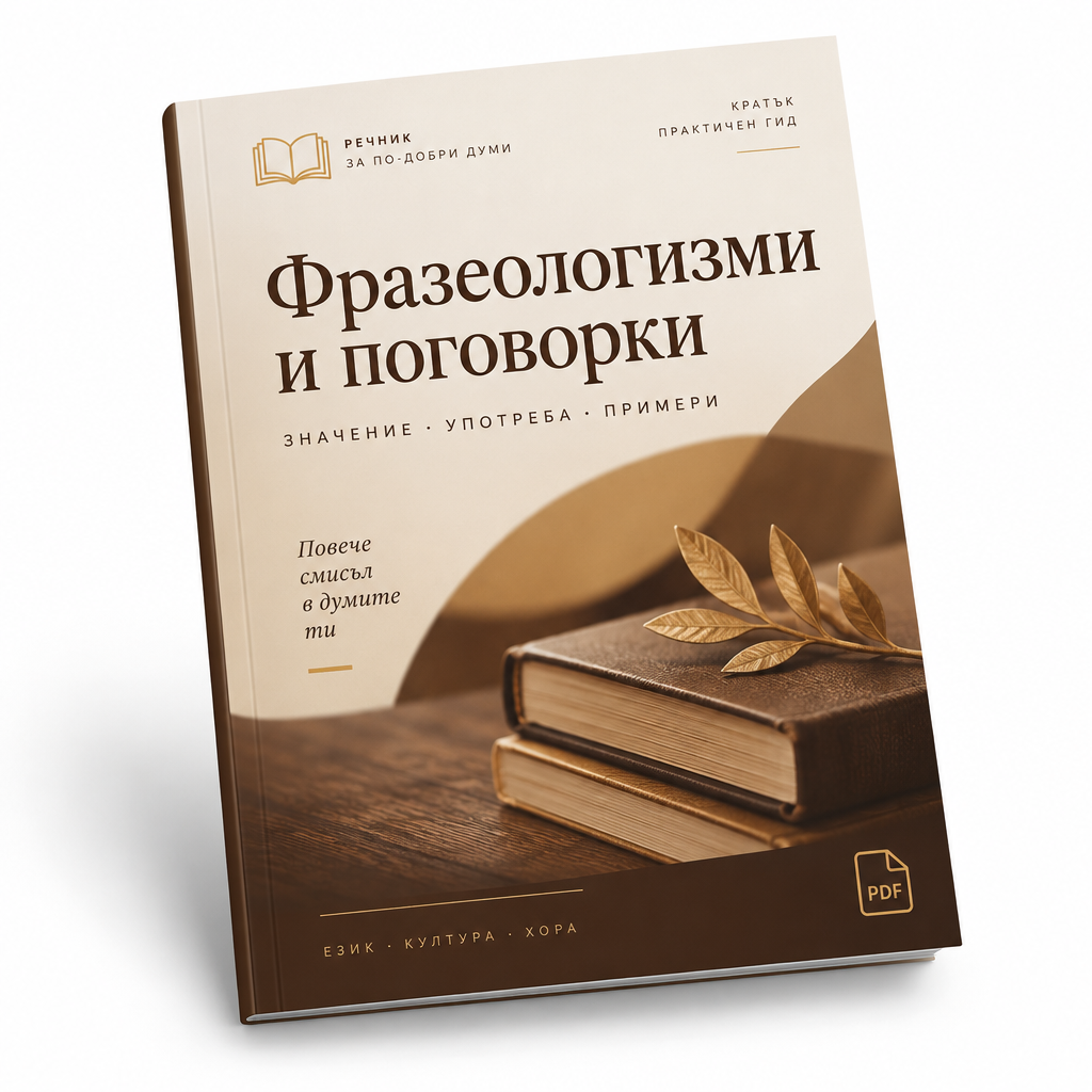 БОНУС 2: Фразеологизми и поговорки, с които да блестнеш в разговор