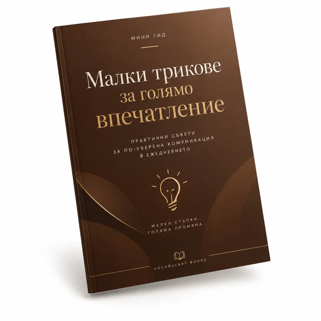 БОНУС 3: Малки трикове за голямо впечатление