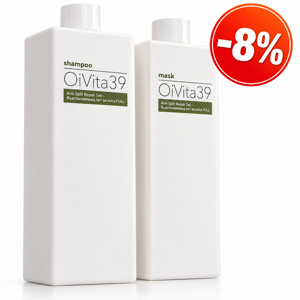OiVita39 Repair Shampoo - Възстановяващ шампоан 1000мл+Маска 1000мл