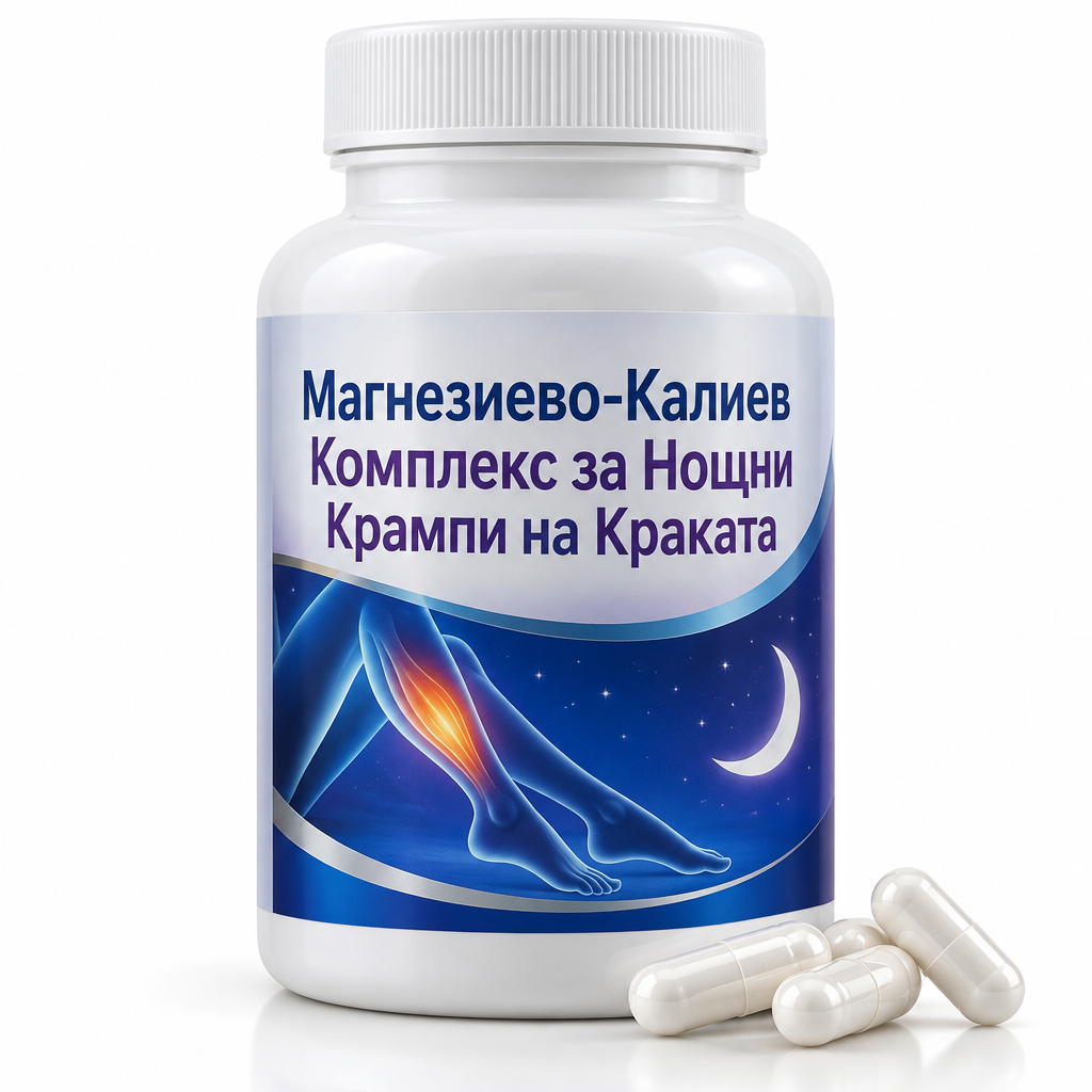 Магнезиево-Калиев Комплекс за Нощни Крампи на Краката