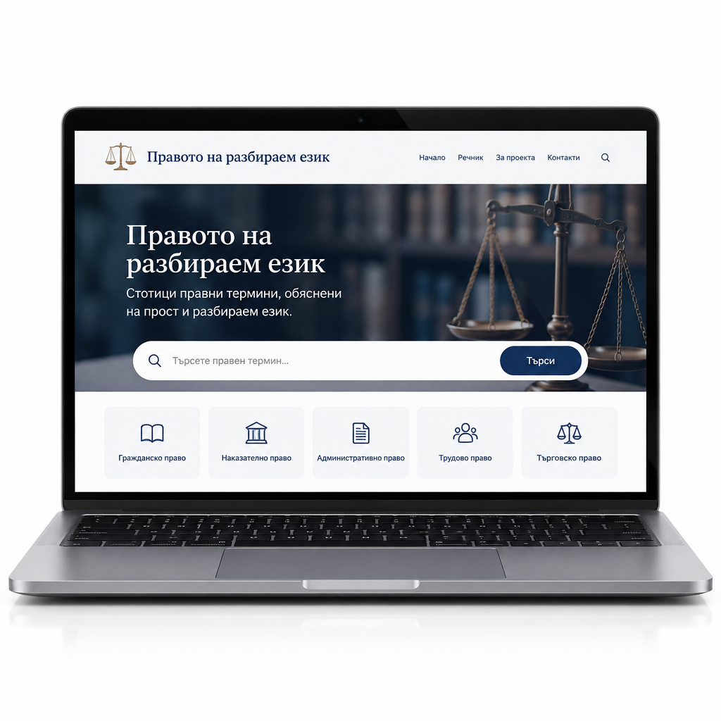 Правото на разбираем език – платформа