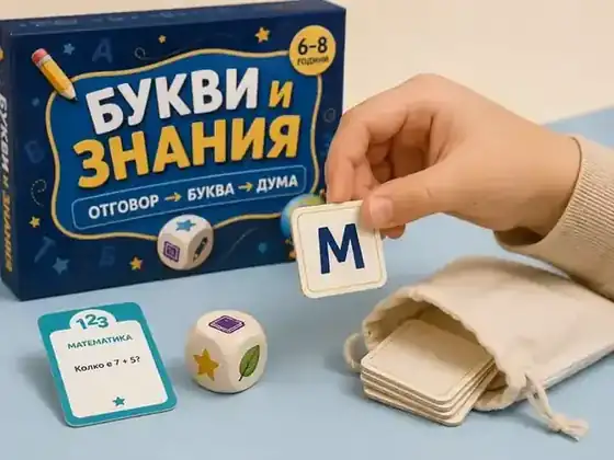 Дете тегли карта с буква