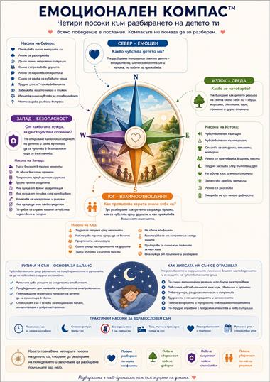 Компас с четирите посоки