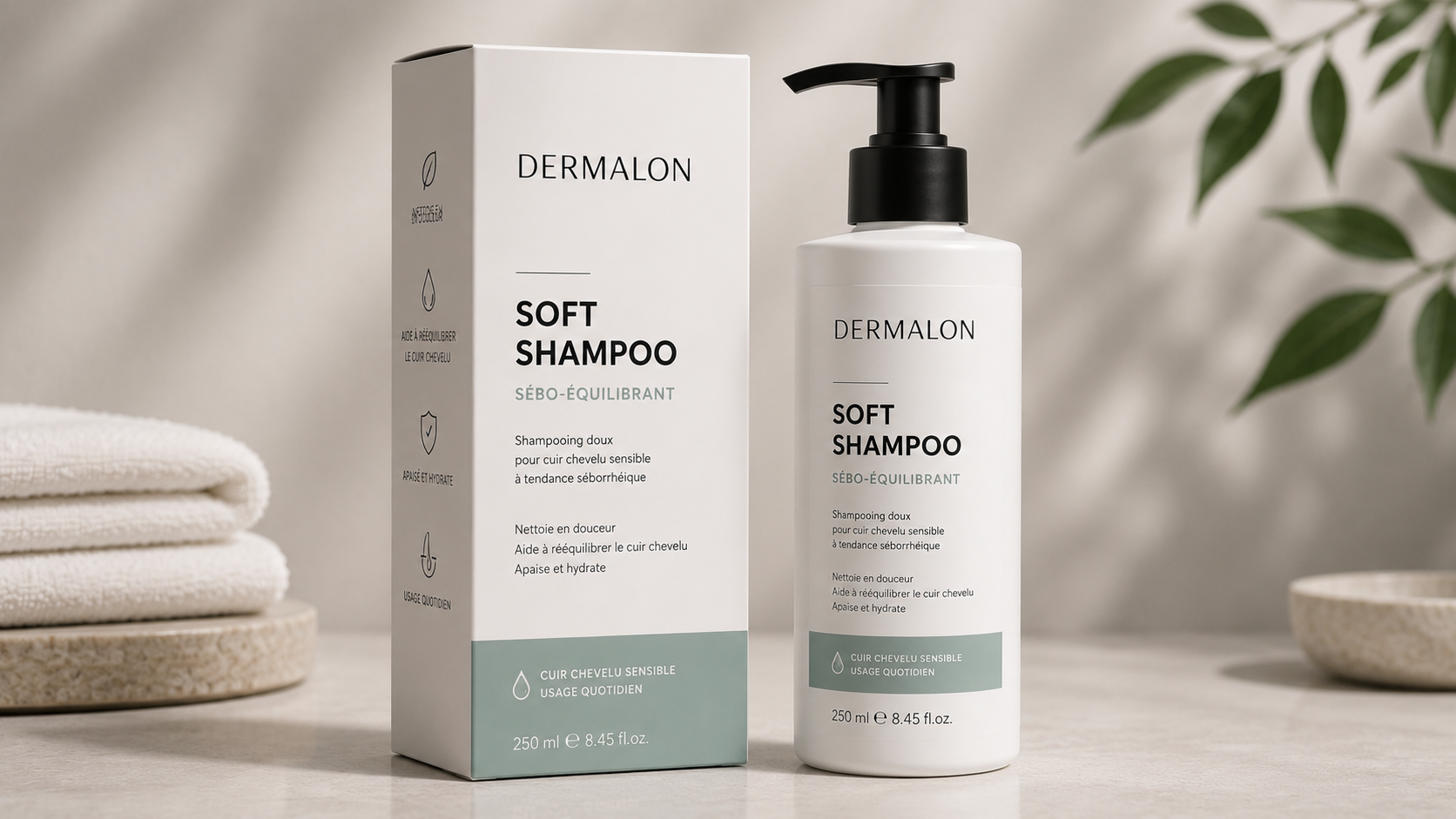 Dermalon Soft Shampoo – мек балансиращ шампоан за себореен скалп