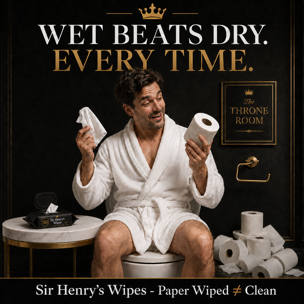 Sir Henry's Wipes — детайл на кърпичката