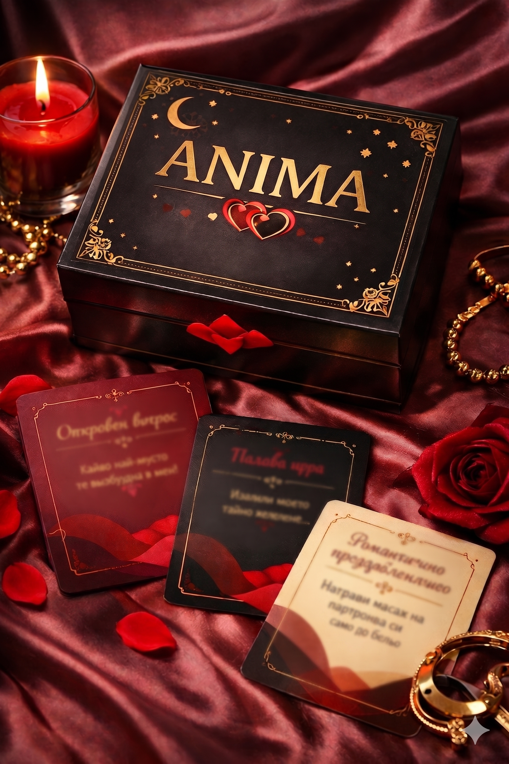 ANIMA карти за двойки — кутия с карти