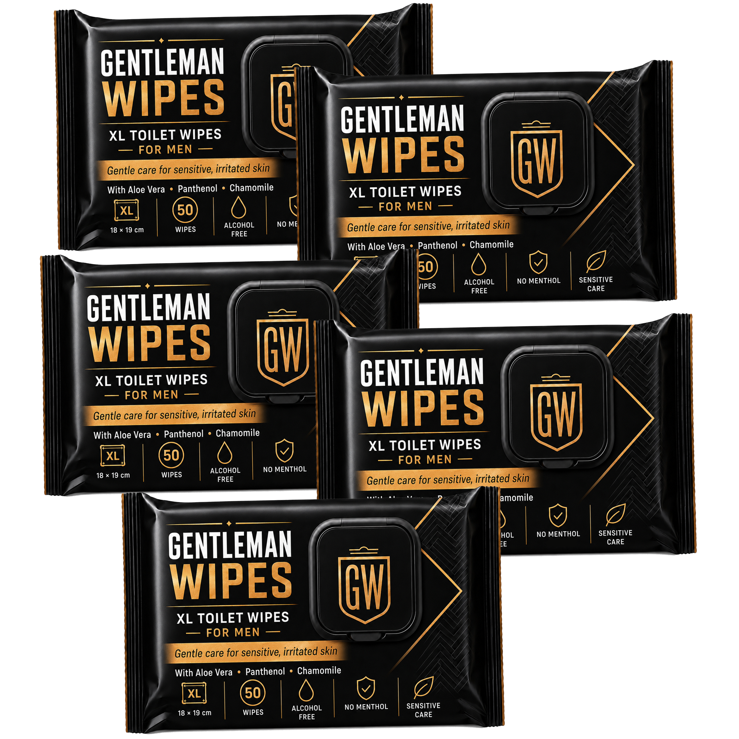 GENTLEMAN WIPES 5 броя