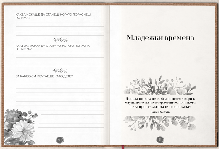 Луксозни корици на мемоарния дневник