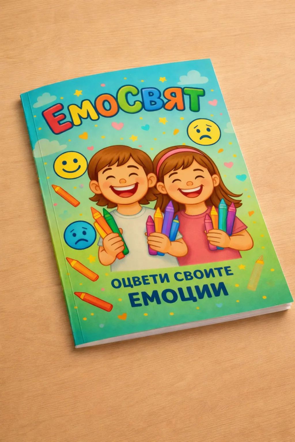 ЕмоСвят — книжка за оцветяване за деца