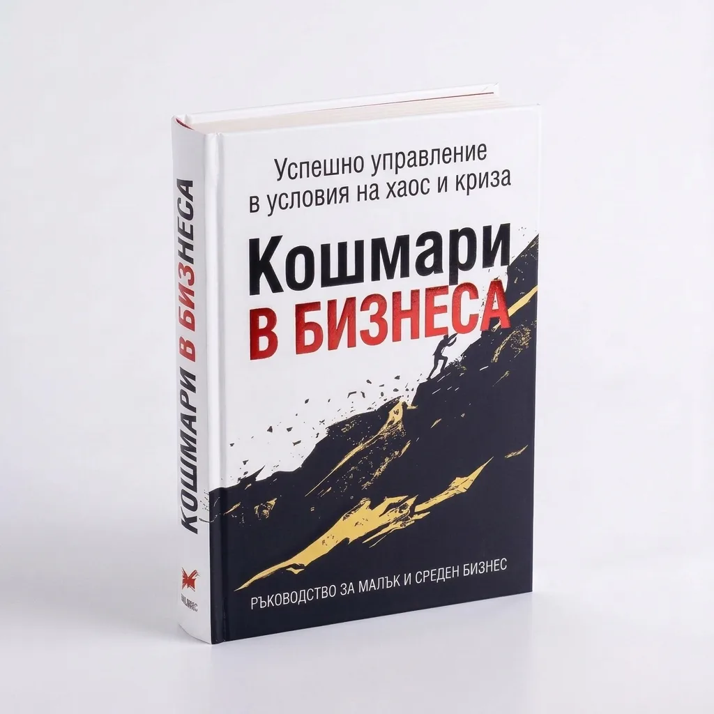 Книгата „Кошмари в бизнеса“: Успешно управление в условия на хаос и криза. Ръководство за малък и среден бизнес