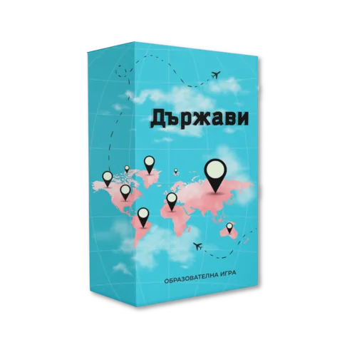 Карти игра Държави - кутия